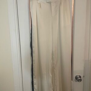 Ivory/ Black Future Collective Tuxedo Pants